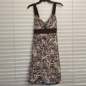 Speechless brown and cream tank style dress size juniors 9